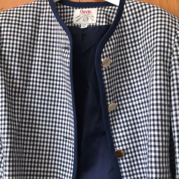 Vintage Orvis gingham jacket - Picture 6 of 9